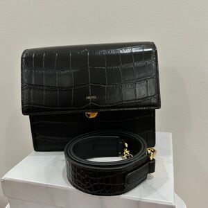 Faux Crocodile Side Bag (Never Been Worn)